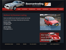 Tablet Screenshot of boomantrading.nl